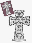 Standing Message Cross: Baptism (SQP116)