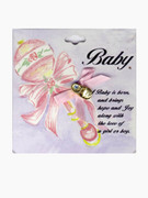 Baby Lapel Pin, Girl Bootie