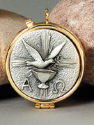 Pyx Pewter Top Chalice/Dove (CW392)