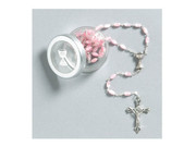 Communion Rosary: Pearl Pink (RX33030P)