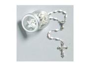 Communion Rosary: Pearl White (RX33030W)