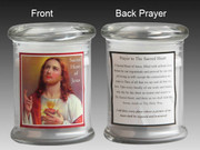 Glass Candle Holder LED battery: SHJ