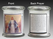 Glass Candle Holder LED battery: Miraculous