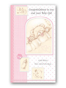Card (each): Baby Girl: Congrats (CDB6888e)