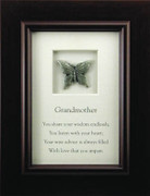 Wood Look Plaque with Inset: Grandmother