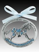 Crib Medal: Rocking Horse Glitter Boy