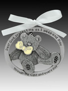 Crib Medal: Teddy Bear Glow in Dark