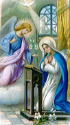 TJP Holy Card: Annunciation: The Angelus
