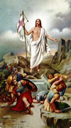TJP Holy Card: Risen Christ: Regina Coeli
