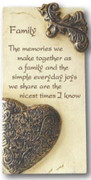Art in Stone Plaque: Family