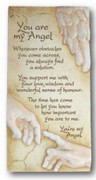 Art in Stone Plaque: You Are My Angel