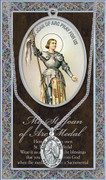 Pewter Medal: St Joan of Arc (LF9460)