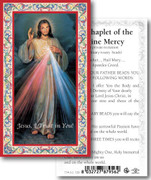 Holy Cards: 700 SERIES: Divine Mercy Chaplet each