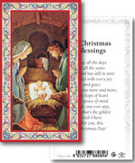 Holy Cards: 700 SERIES: Christmas Blessing pk100