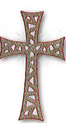 Easter Pascal CandleTransfer: Cross