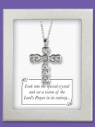 Vision Pendant & Chain: "Our Father" Cross