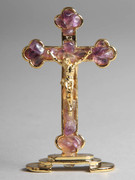 Gem Stone Cross: Amethyst (CR0007AM)