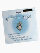 Austrian Crystal Pin: Guardian Angel