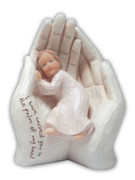 Resin Statue: Palm in Hand Girl (ST4914G)