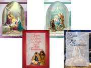 Budget Christmas Cards Pkt 8 (CDX2064)