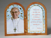 Bi-fold Plaque: Pope Francis (PL1111PF)
