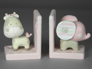 Baby Animals Book Ends Pink (PL2379)