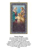 Wood Plaque: Family Prayer (PL1804)