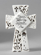LED Cross Baptism 15.5cm (PL2658B)