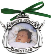 Christmas Ornament/frame, Baby's 1st Christmas (CO602)