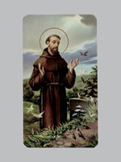 400 Series Holy Card (laminated) St Francis