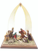All-In-One Resin Nativity Scene (NS10081)