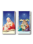 Christmas Holy Cards 100 cards 2 designs(HCX7153)