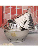 Incense Burner Silver 13.5cms (CW715)