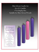 MINI Advent Candle Set (CAMINI)