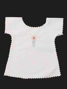 Baptismal Embroidered Bib Candle 