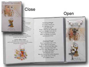 Communion Keepsake with Rosary Girl (each)(CDC4003)