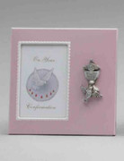 Confirmation Gift: Small Metal Frame Girl(PL0480FG)