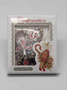Confirmation Rosary: Red Bead Gift Boxed (RXF084)