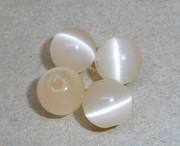 Cat's Eye Beads 8mm Round, Peach x 50(G8002)
