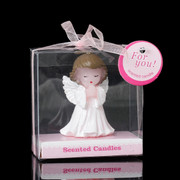 Baby Cake Topper Candle Angel Girl 7cm(one only) (CAB505G)