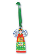 Christmas Ornament Artmetal Angel: Happy Bithday Jesus (ELD127)