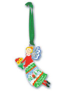Christmas Ornament Artmetal Angel: Family(ELD131)