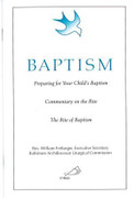 Booklet: The Rite of Baptism (9780818904257)