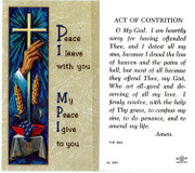 TJP Holy Card: Act of Contrition (TJP266A)