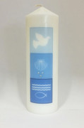 Baptism/Christening Candle Blue (CAB2016B)