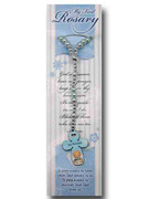 Baby's First Rosary, Pale Blue (RO3234B)