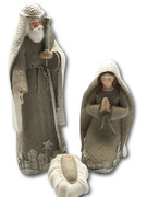 Resin Nativity 3 Piece 18cm (NS19734)
