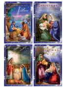 Quality Christmas Cards Box 12 Traditional (CBX9376)