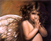 Mini Mosaic Kit: Angel 30x40cms(KMMANGPRAY)