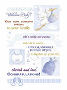 Card (each): Baby Boy Congratulations (CDB4515e)